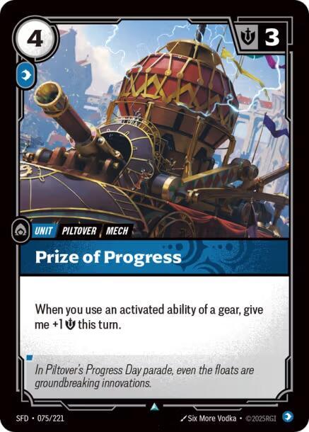 Prize of Progress - Spiritforged (SFD) NM *FOIL*