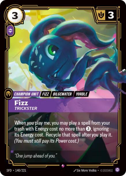 Fizz - Trickster - Spiritforged (SFD) NM *FOIL*