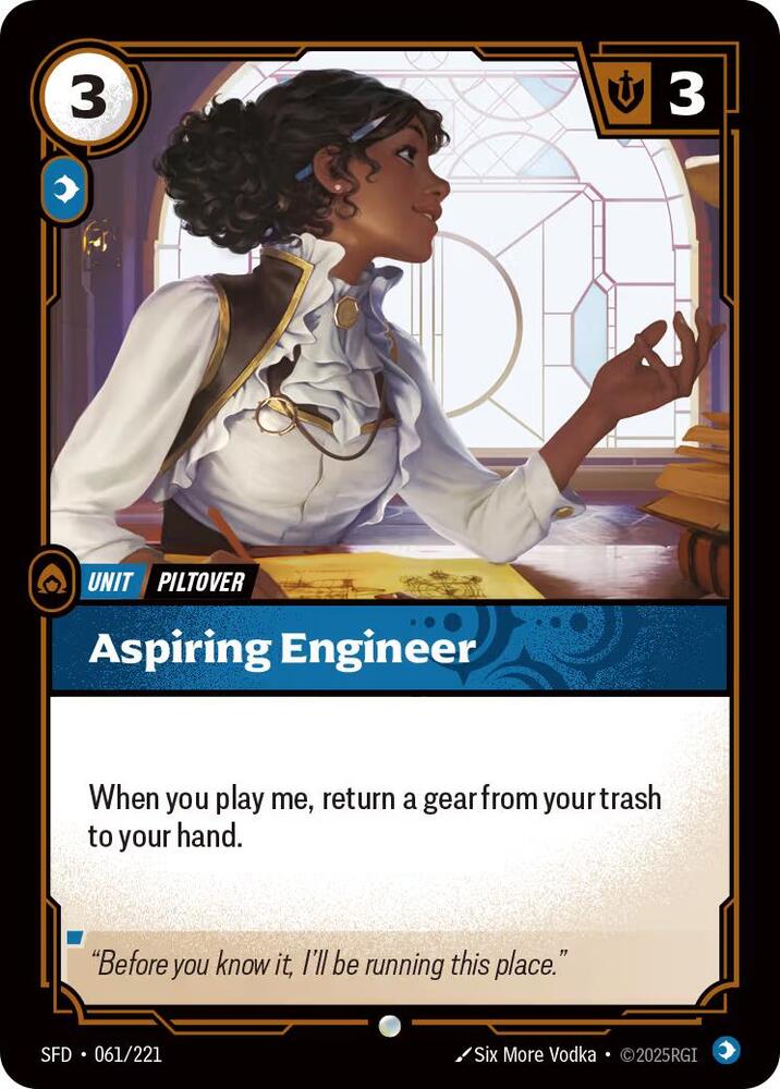Aspiring Engineer - Spiritforged (SFD) NM *FOIL*