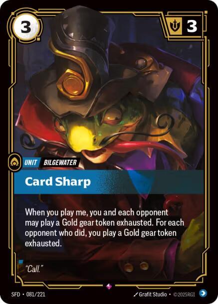 Card Sharp - Spiritforged (SFD) NM *FOIL*