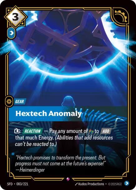 Hextech Anomaly - Spiritforged (SFD) NM *FOIL*