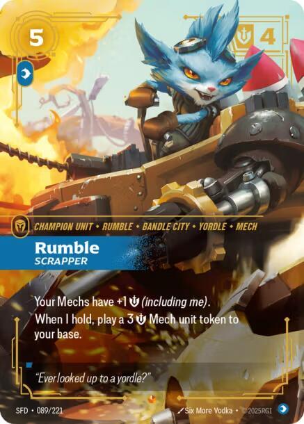 Rumble - Scrapper - Spiritforged (SFD) NM *FOIL*