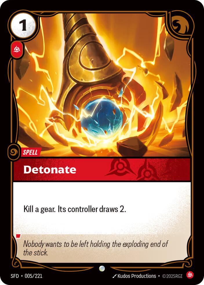 Detonate - Spiritforged (SFD) NM *FOIL*