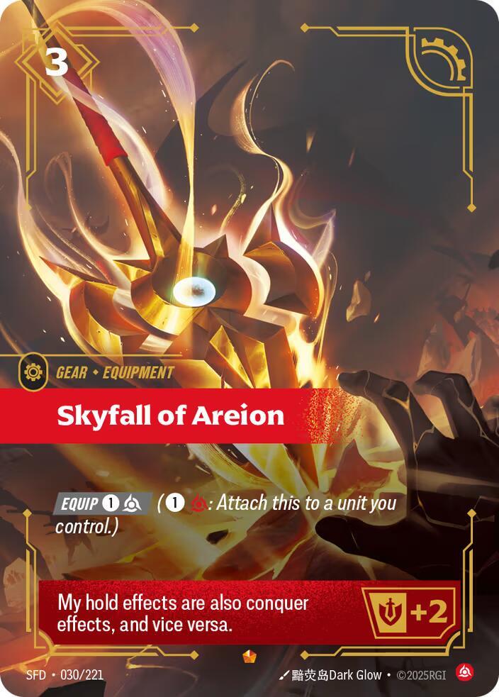 Skyfall of Areion - Spiritforged (SFD) NM *FOIL*