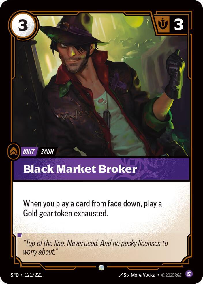 Black Market Broker - Spiritforged (SFD) NM *FOIL*