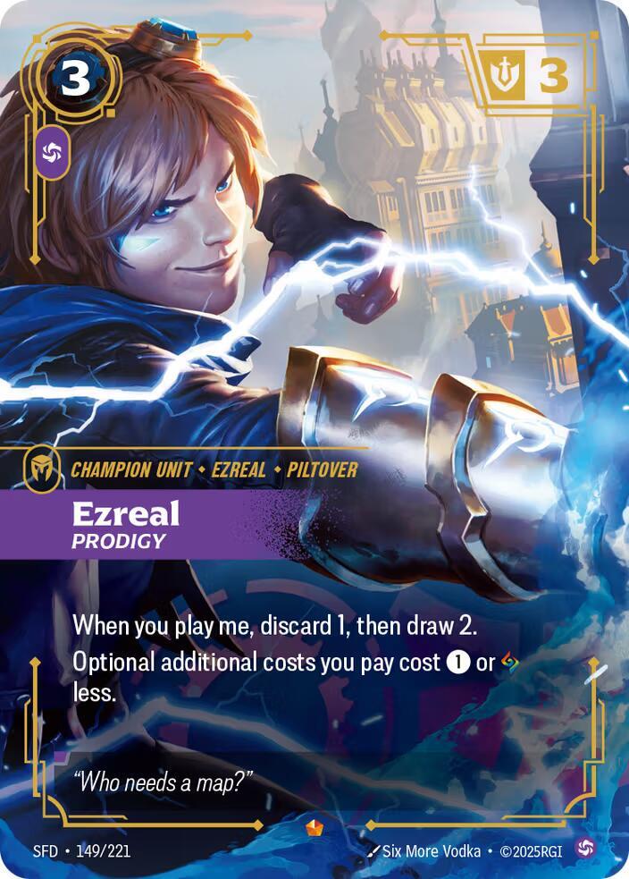 Ezreal - Prodigy - Spiritforged (SPF) NM *FOIL*