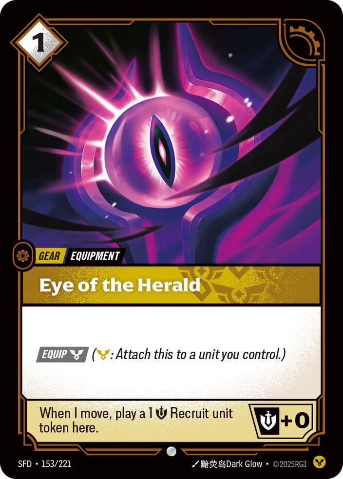 Eye of the Herald - Spiritforged (SFD) NM *FOIL*