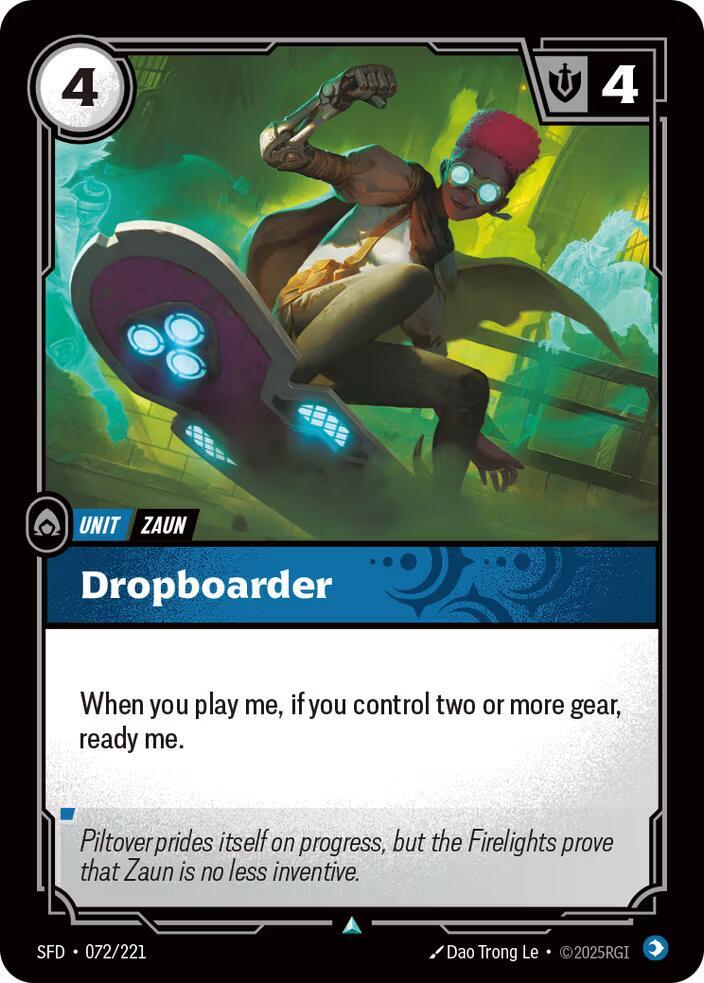 Dropboarder - Spiritforged (SFD) NM *FOIL*