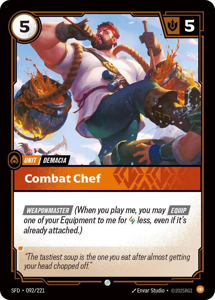 Combat Chef - Spiritforged (SFD) NM *FOIL*