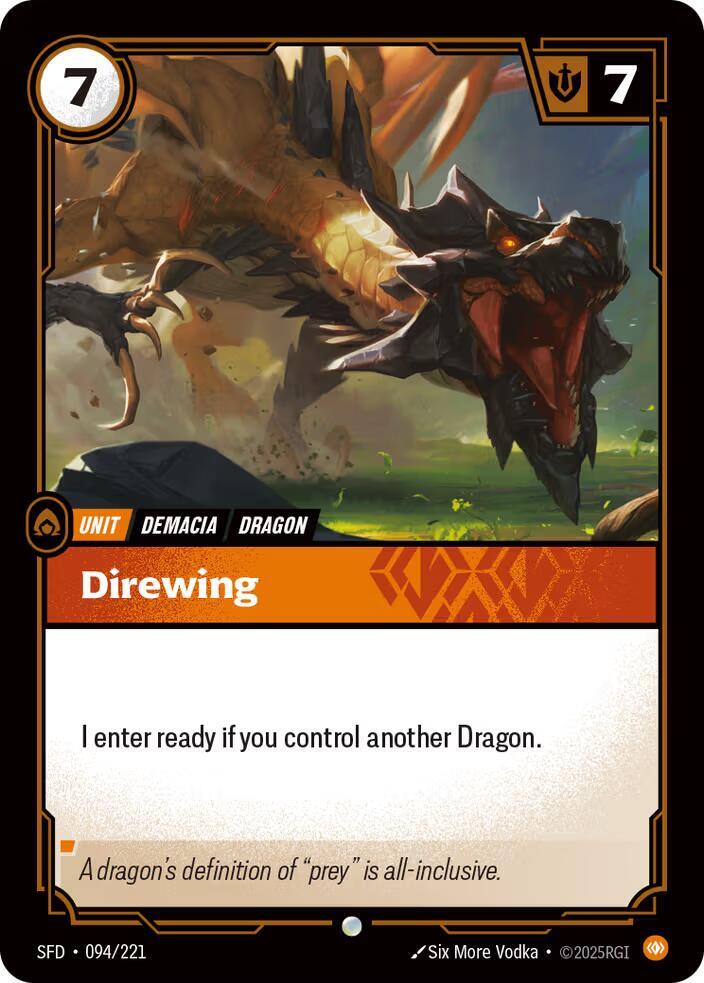 Direwing - Spiritforged (SFD) NM *FOIL*
