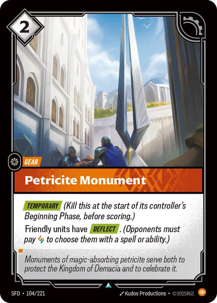 Petricite Monument - Spiritforged (SFD) NM *FOIL*