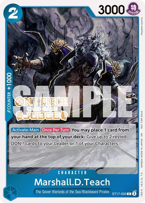 Marshall.D.Teach (Judge Pack Vol. 7) - One Piece Promotion Cards (OP-PR) NM *FOIL*