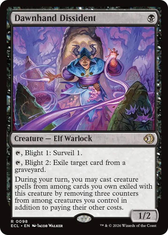 Dawnhand Dissident - Lorwyn Eclipsed (ECL) NM *FOIL*