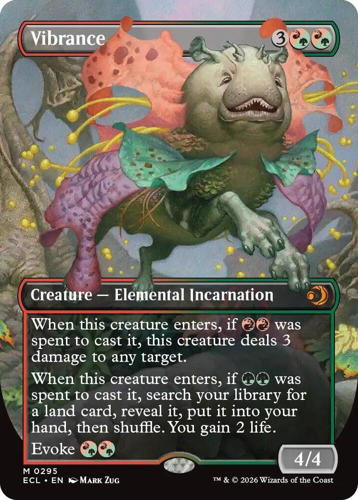 Vibrance (Borderless) - Lorwyn Eclipsed (ECL) NM