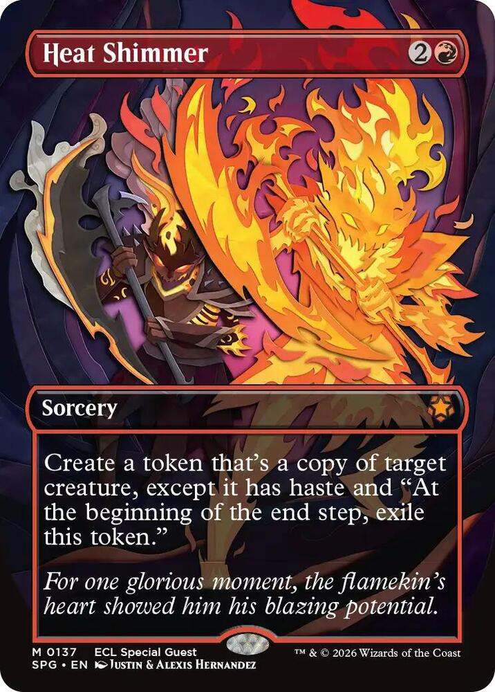 Heat Shimmer (Borderless) - Special Guests (SPG) NM *FOIL*