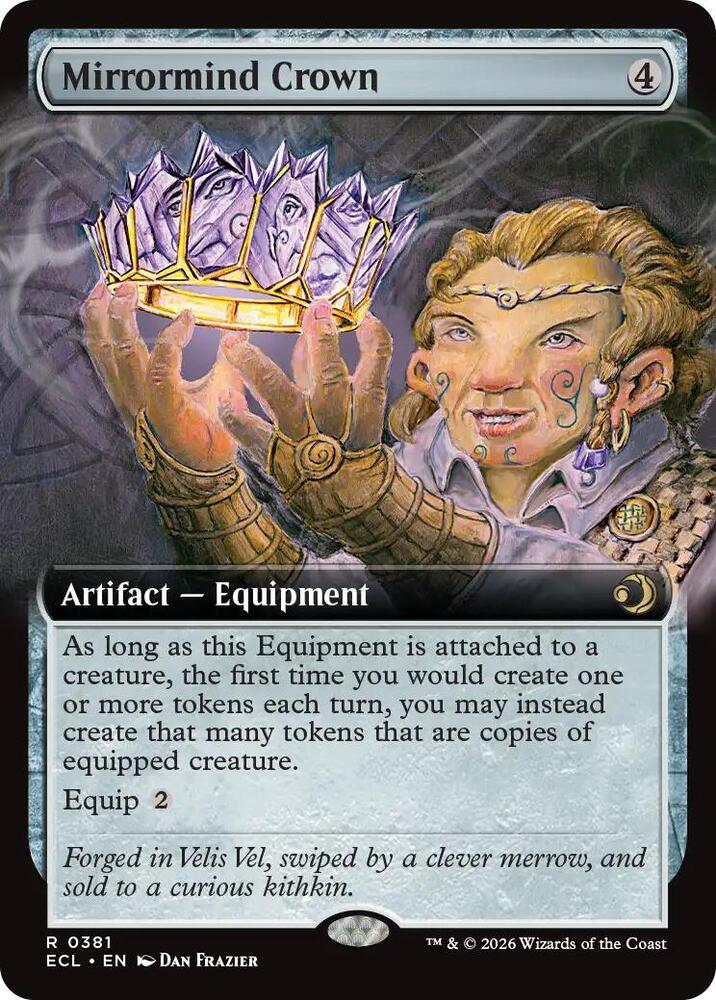 Mirrormind Crown (Extended Art) - Lorwyn Eclipsed (ECL) NM