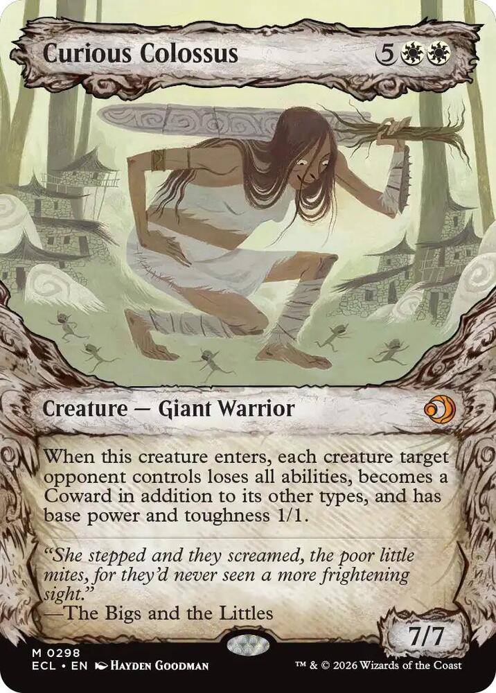 Curious Colossus (Showcase) - Lorwyn Eclipsed (ECL) NM
