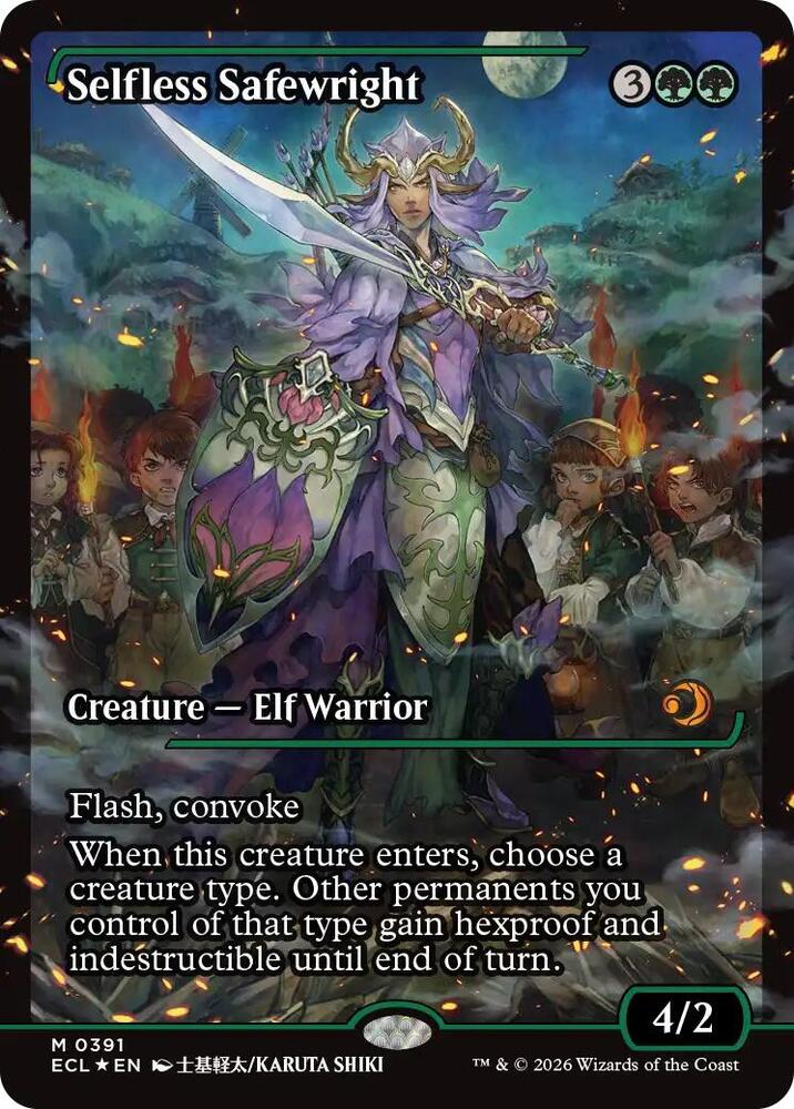 Selfless Safewright (Showcase) - Lorwyn Eclipsed (ECL) NM *FOIL*