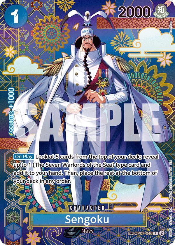 Sengoku - OP07-046 (SP) - The Azure Sea's Seven (OP14) NM *FOIL*