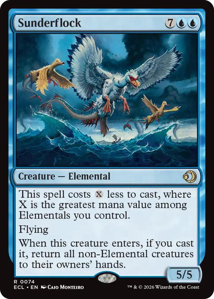 Sunderflock - Lorwyn Eclipsed (ECL) NM *FOIL* SEALED