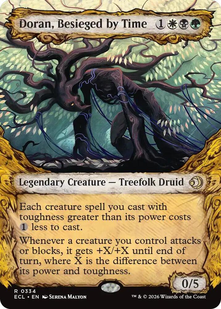 Doran, Besieged by Time (Showcase) - Lorwyn Eclipsed (ECL) NM *FOIL*