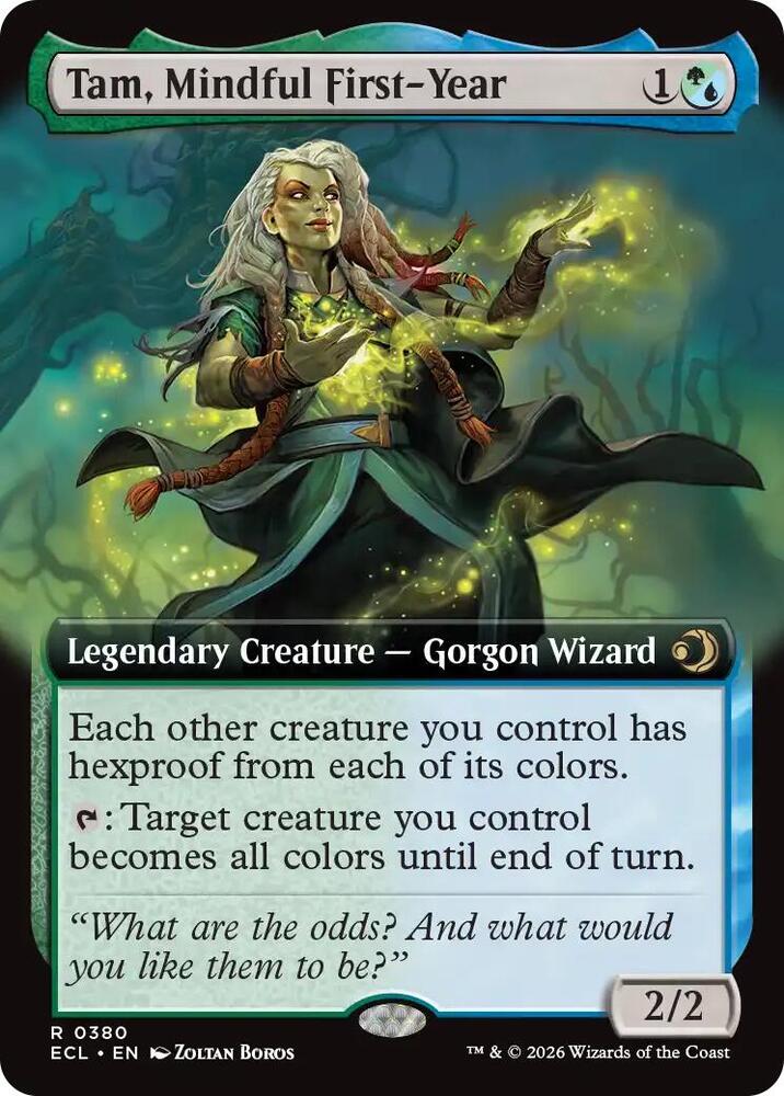 Tam, Mindful First-Year (Extended Art) - Lorwyn Eclipsed (ECL) NM