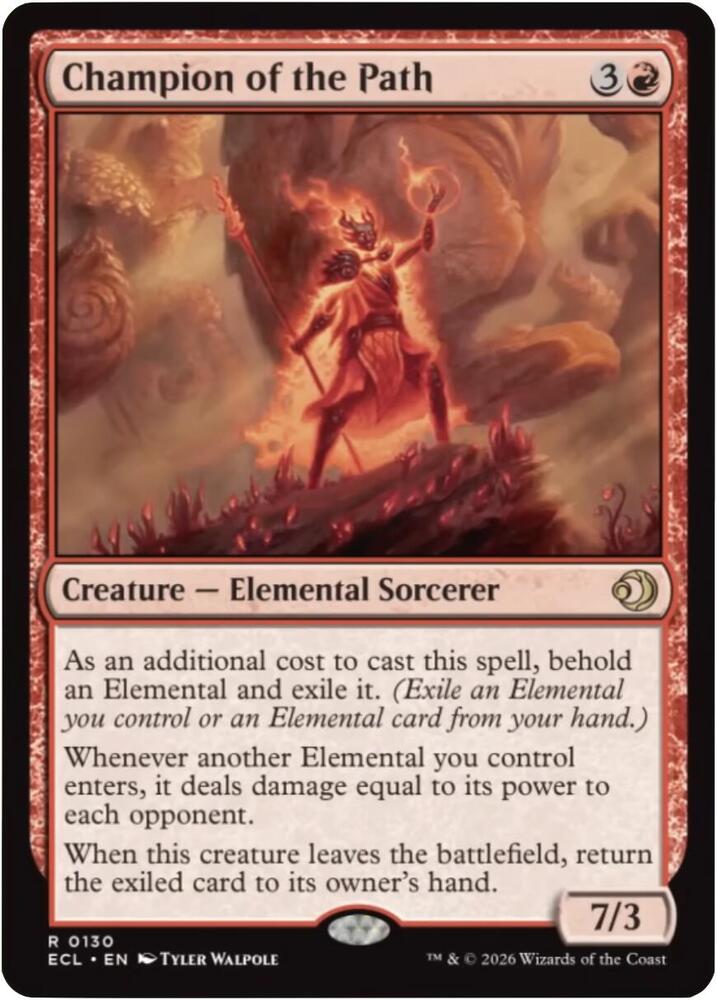 Champion of the Path - Lorwyn Eclipsed (ECL) NM