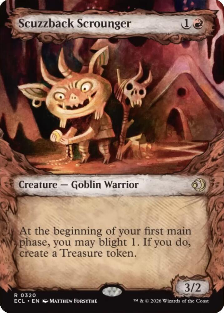 Scuzzback Scrounger (Showcase) - Lorwyn Eclipsed (ECL) NM *FOIL*