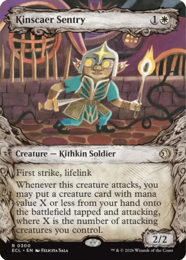 Kinscaer Sentry (Showcase) - Lorwyn Eclipsed (ECL) NM