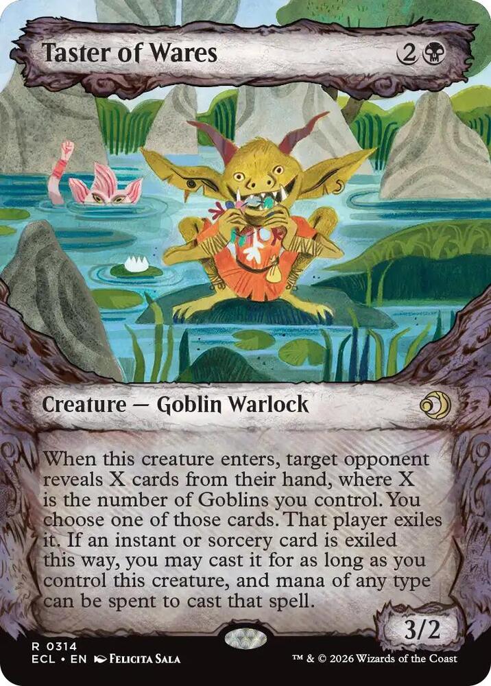 Taster of Wares (Showcase) - Lorwyn Eclipsed (ECL) NM *FOIL*