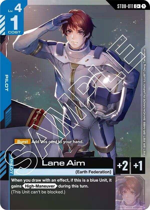 Lane Aim (C+) - Starter Deck 08: Flash of Radiance (ST08) NM *FOIL*