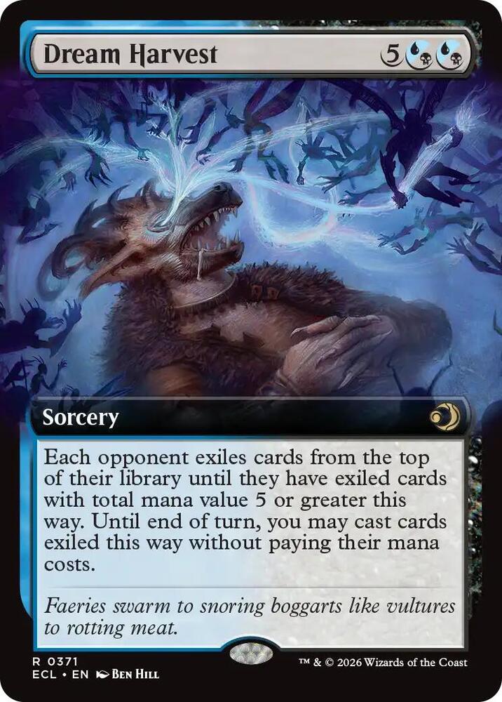 Dream Harvest (Extended Art) - Lorwyn Eclipsed (ECL) NM