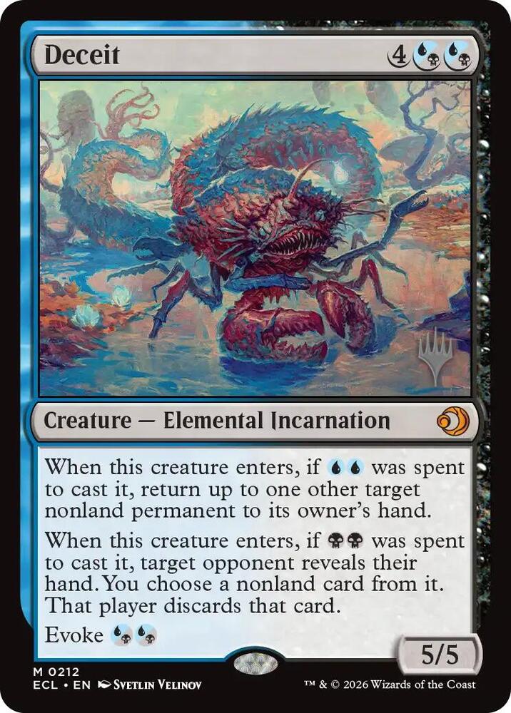 Deceit - Promo Pack: Lorwyn Eclipsed (PPECL) NM
