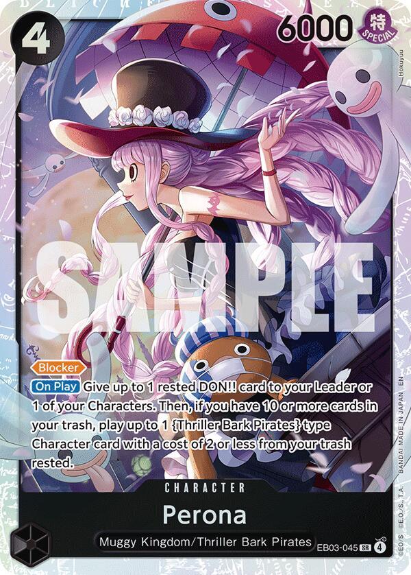 Perona (045) - Extra Booster: One Piece Heroines Edition (EB-03) NM *FOIL*
