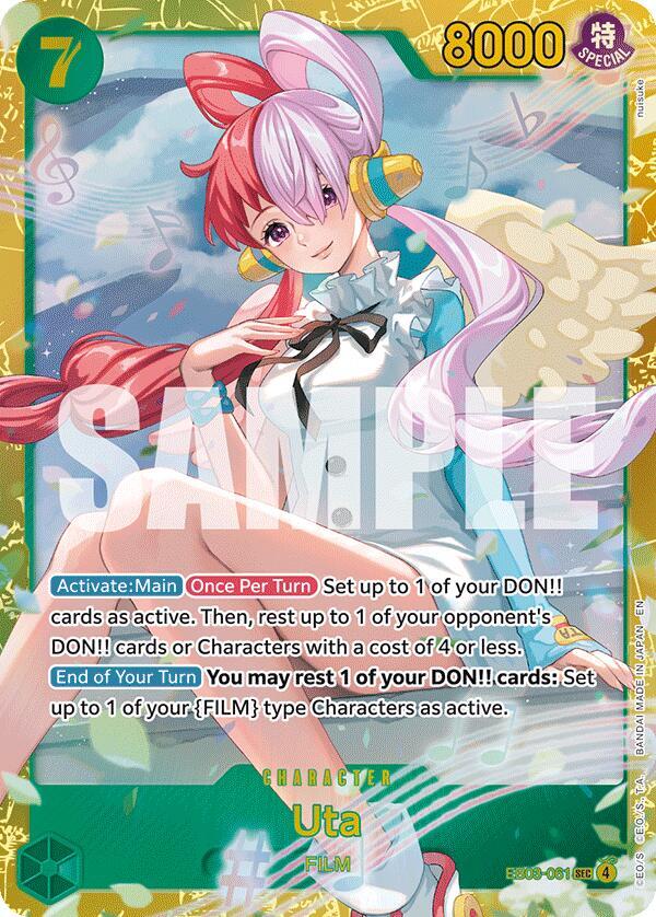 Uta (061) - Extra Booster: One Piece Heroines Edition (EB-03) NM *FOIL*