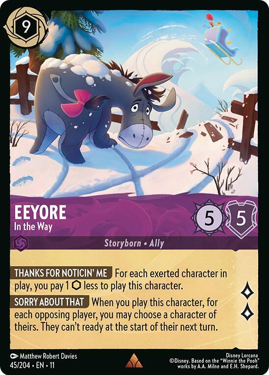 Eeyore - In the Way - Winterspell (11) NM