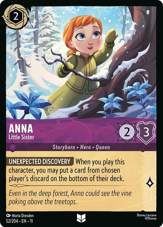 Anna - Little Sister - Winterspell (11) NM *FOIL*
