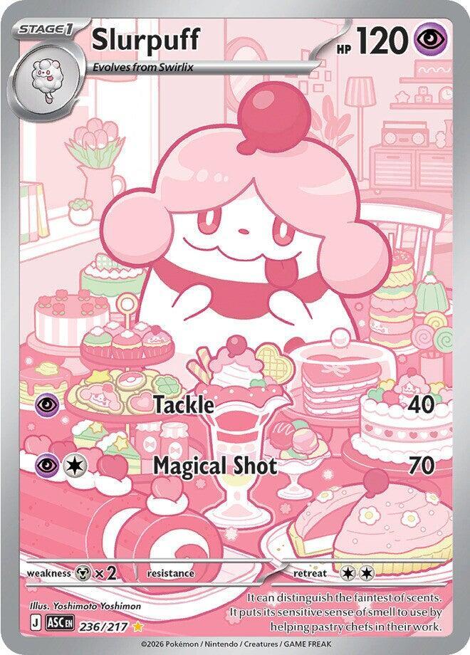 Slurpuff - 236/217 - ME: Ascended Heroes (ASC) NM *FOIL*