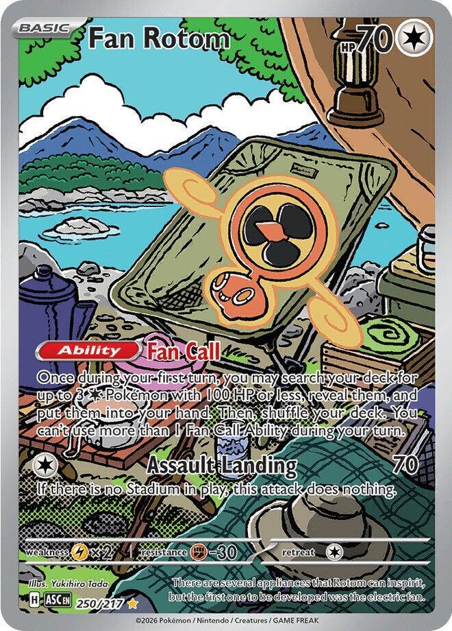 Fan Rotom - 250/217 - ME: Ascended Heroes (ASC) NM *FOIL*