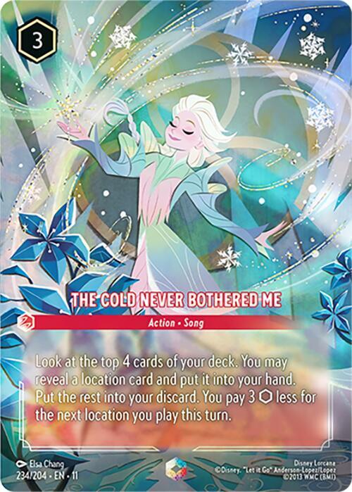 The Cold Never Bothered Me (Enchanted) - Winterspell (11) NM *FOIL*