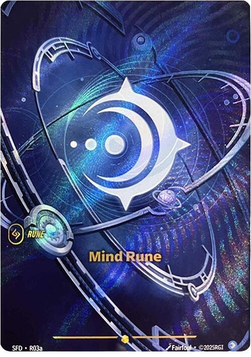 Mind Rune (R03a) - Spiritforged (SFD) NM *FOIL*