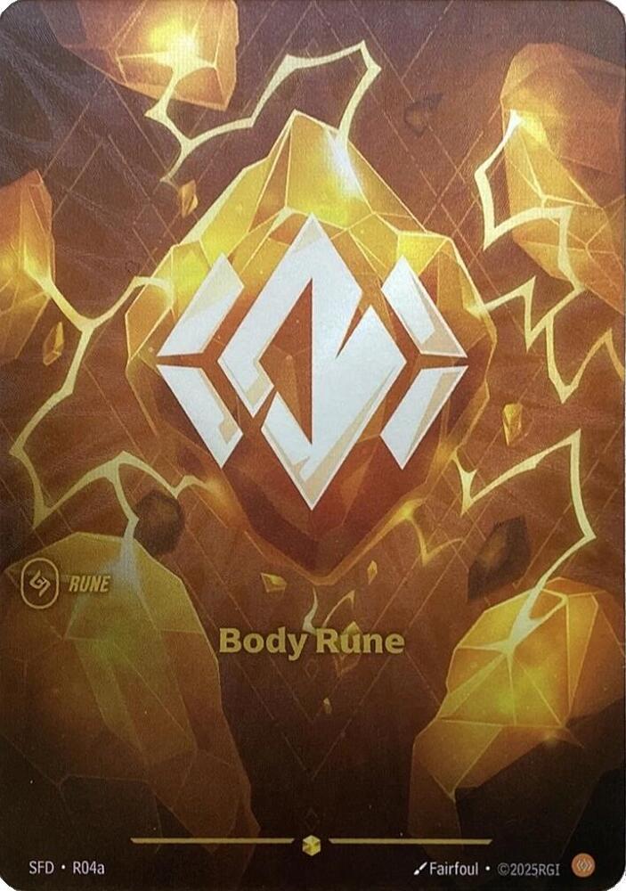 Body Rune (R04a) - Spiritforged (SFD) NM *FOIL*