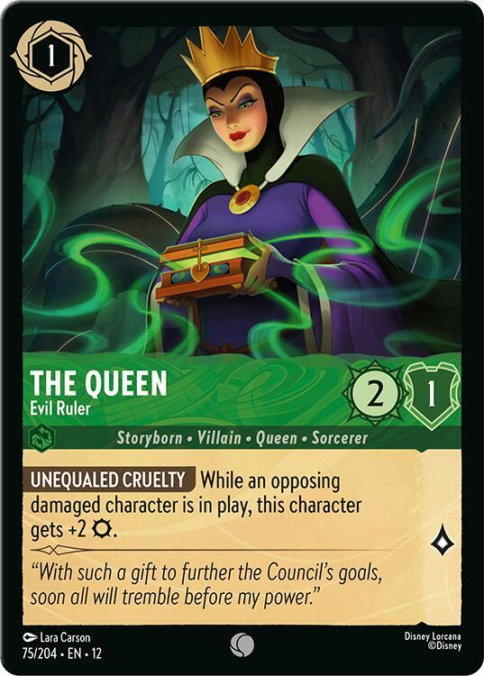 The Queen - Evil Ruler - Wilds Unknown (12) NM *FOIL*