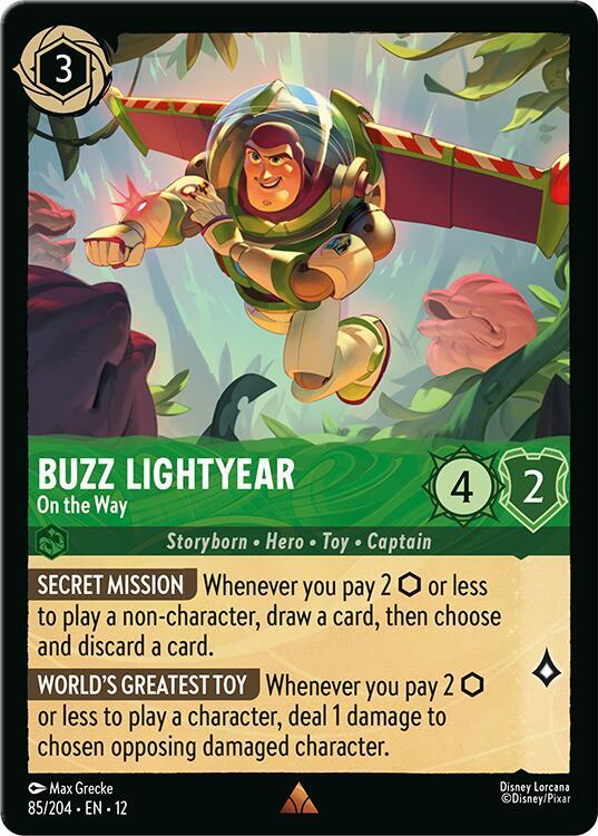 Buzz Lightyear - On the Way - Wilds Unknown (12) NM *FOIL*
