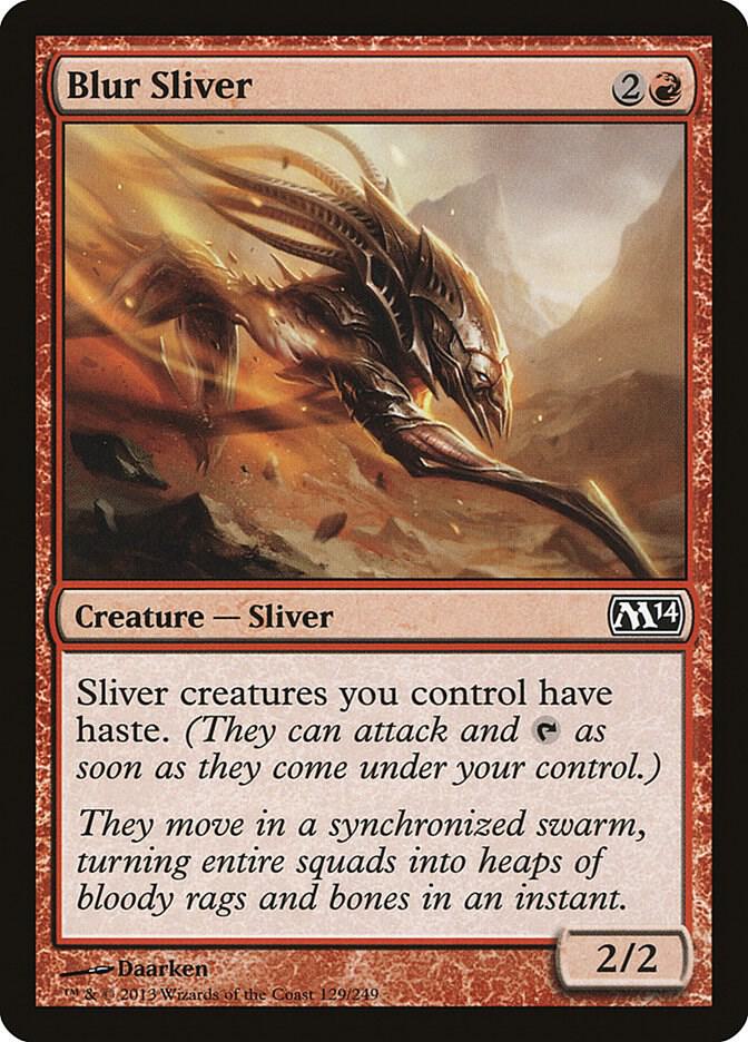 Blur Sliver - Magic 2014 (M14) (M14) MP *FOIL*