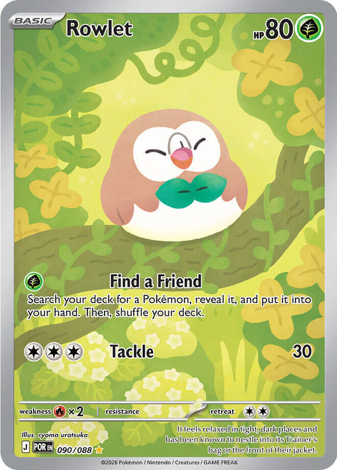 Rowlet - 090/088 - ME03: Perfect Order (POR) LP *FOIL*