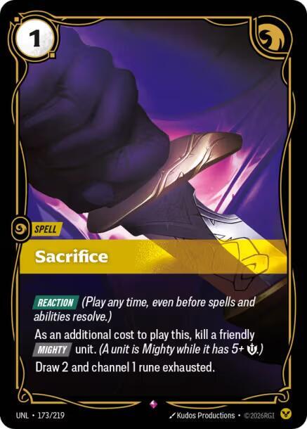 Sacrifice - Unleashed (UNL) NM *FOIL*
