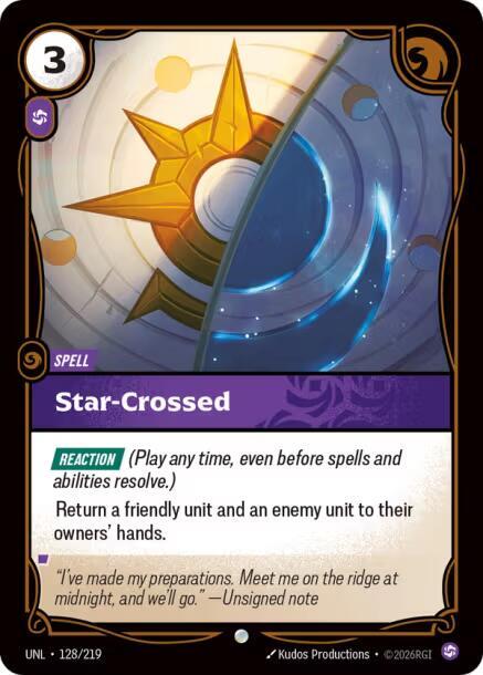 Star-Crossed - Unleashed (UNL) NM *FOIL*