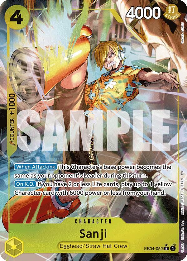Sanji (EB04-052) (Alternate Art) - Adventure on Kami's Island (OP15-EB04) NM *FOIL*