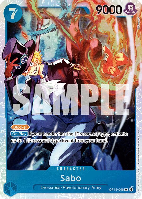 Sabo - Adventure on Kami's Island (OP15-EB04) NM *FOIL*